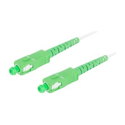Lanberg SM SC/APC-SC/APC едномодов оптичен свързващ кабел 5 м, бял (FO-SASA-SS21-0050-WH) (FO-SASA-SS21-0050-WH)