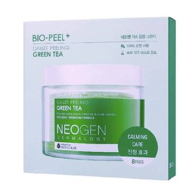 Dermalogy Bio Peel Gauze Peeling Green Tea - Пилинг Тъканни Тампони със Зелeн Чай 8бр/76мл