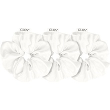 GLOV Satin Scrunchies S/M/L gumičky do vlasov Beige 3 ks