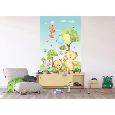 Ag Design FTD2P-5611 Dětská vliesová fototapeta na zed' Zvířecí Dýchánek, rozměry 150 x 270 cm