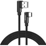 SAVIO CL-164 USB-A към USB-C черен кабел с дължина 2 м (CL-164) (CL-164)