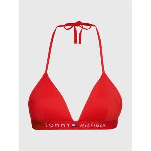 Tommy Hilfiger Горнище Tommy Hilfiger Fixed Triangle Bikini Top - Primary Red