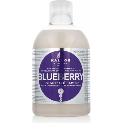 Kallos Blueberry čučoriedkový šampón pre suché poškodené a chemicky ošetrené vlasy 1000 ml