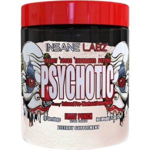Insane Labz Psychotic Clear Infused Pre-Workout [316 грама] Плодов Пунш
