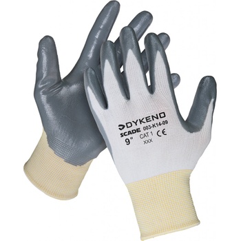 Dykeno Scade nylonové nitrilové rukavice proti oleji ER-003-K14-09 100 párů