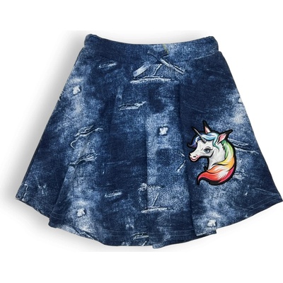 Fashion dievčenské sukňa 01 modrá