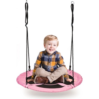 EcoToys zahradní houpačka Čapí hnízdo 100 cm maskáčová šedá