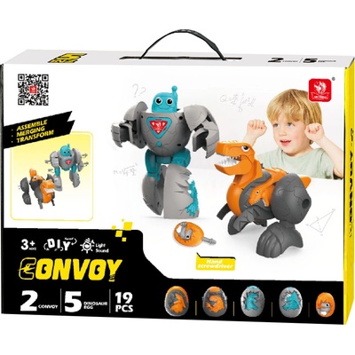 Felyx Toys Transform Robots Робот конструктор 5 в 2 Convoy