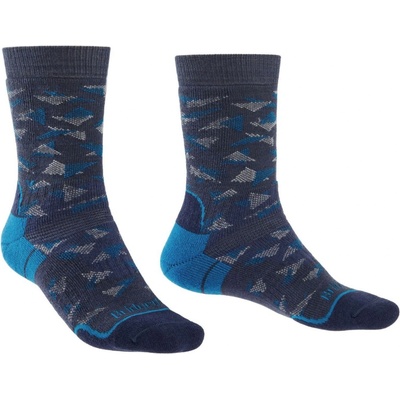 Bridgedale turistické ponožky Hike Midweight Merino Performance Boot denim/blue