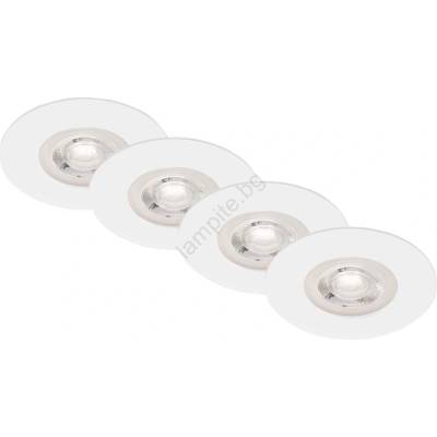 Briloner - К-кт 4x LED Лампа за вграждане в баня LED/4, 9W/230V IP44 бял (BL1214)