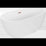 Mexen Eos самостоятелна вана 170 x 75 см, бяла, четкана мед - 52471707500-65 (52471707500-65)