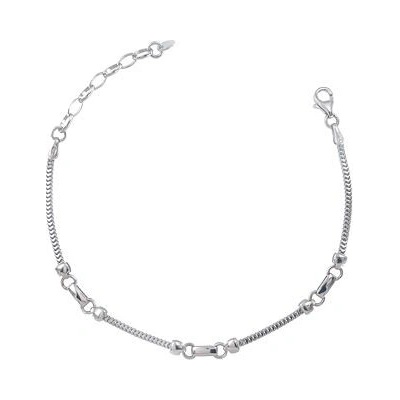 Infinitysilver stříbrný náramek s lesklými dílky C466102