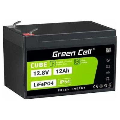 Green Cell Cube LiFePO4 12,8V 12Ah LFPGC12V12AH LITHIUM-GELPHATE – Zboží Živě