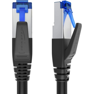 KabelDirekt - Cat 7 network cable, break-proof - 5x 1m - 10 Gigabit LAN cable & Ethernet cable, available in 0.25-30m (patch cable for high-speed networks, PC, switch/router/modem, RJ45, black) - 2316