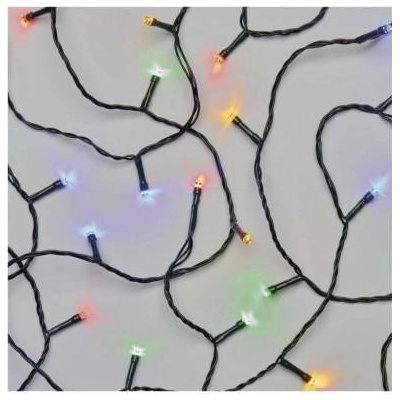 EMOS Lighting LED vianočná reťaz 50 m vonkajšia aj vnútorná multicolor časovač