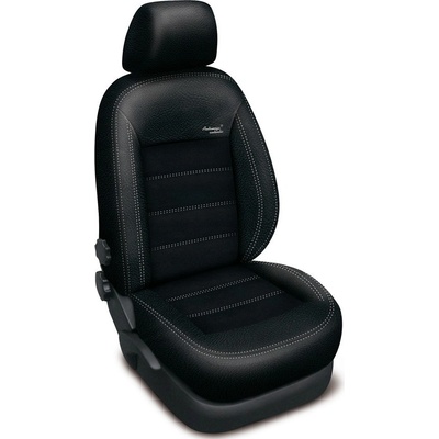 Autopotah Automega Škoda Octavia III integrované přední opěrky hlavy Authentic Velvet černé