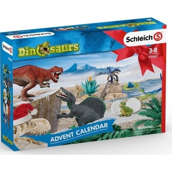 Schleich 97982 Adventný kalendár Dinosauři