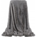 Springos polyester šedá Deka 220x200