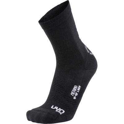 UYN Cycling Merino Mens Socks Black/White