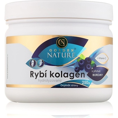 Golden Nature Rybí kolagen + vitamín C borůvka 250 g