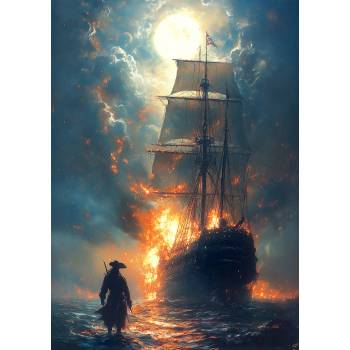 Art Puzzle - Puzzle Behind the Flames - 1 000 piese