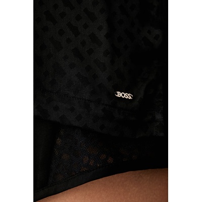 BOSS пижама тип риза дамска от вискоза B Monogram_Top (50561023)
