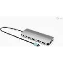 i-Tec USB-C Metal Nano 3x Display Dock, 2x HDMI 1x USB-C video + Power Delivery 140W C31NANOTRIPLEDOCKPD