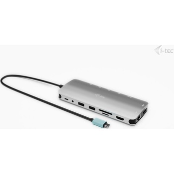 i-Tec USB-C Metal Nano 3x Display Dock, 2x HDMI 1x USB-C video + Power Delivery 140W C31NANOTRIPLEDOCKPD