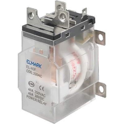 ELMARK СИЛОВО РЕЛЕ el-40f 1z 40a 12vdc (57120)