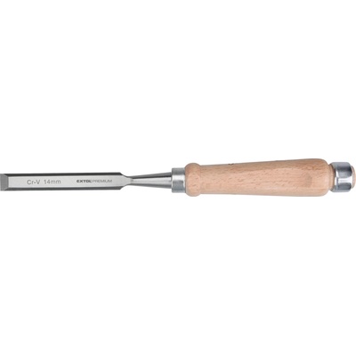 EXTOL PREMIUM dláto s bukovou rukojetí, 14mm, délka 275mm, CrV EXT8812314