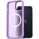 Pouzdro AlzaGuard Matte Case Compatible with MagSafe iPhone 14 Pro světle fialové