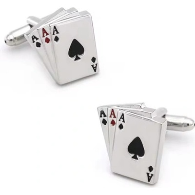 Knoflickarna.CZ manžetové knoflíčky tři esa – Zboží Dáma