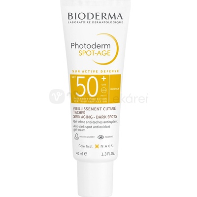 BIODERMA Photoderm spot-age opaľovací gel-krém anti-age SPF50+ 40 ml