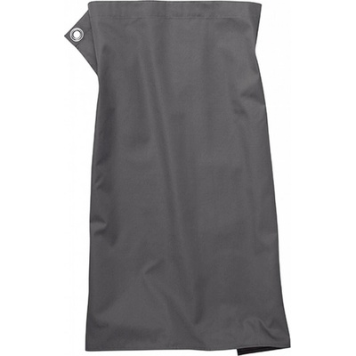 CG Workwear Klasická číšnická zástěra Pizzone se 2 očky šedá střední CGW128