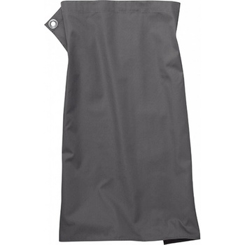 CG Workwear Klasická číšnická zástěra Pizzone se 2 očky šedá střední CGW128