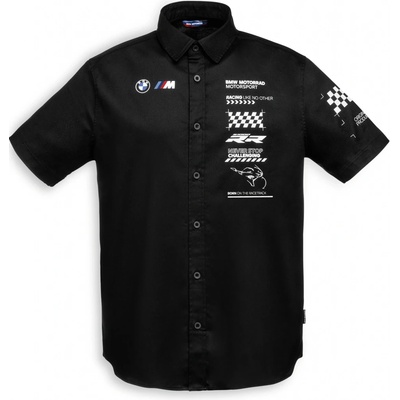 BMW Motorrad pánská košile s krátkým rukávem BMW Motor sport černá