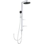 Ideal Standard ALU+ - Душ комплект без смесител, диаметър 26 cm, 2 струи, сребрист BD585SI (BD585SI)