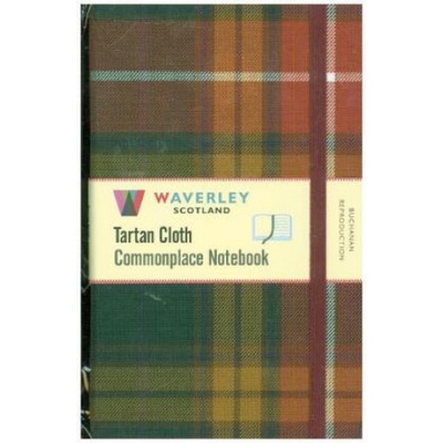 The Gresham Publishing Co. Ltd Waverley (L): Buchanan Reproduction Tartan Cloth Large Notebook | WAVERLEY SCOTLAND