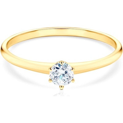 SAVICKI Годежен пръстен The Journey: злато, лабораторен диамант