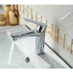 Inter Ceramic Едноръкохватков смесител за умивалник Inter Ceramic Adalia, гланциран хром (1498198)