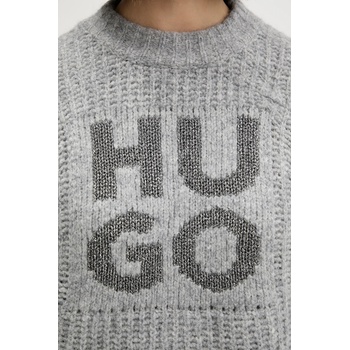 HUGO BOSS Пуловер с вълна HUGO Sloguis (50548245)