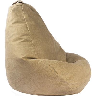 PUFRELAX Пуф, круша, 220л. , Nirvana Hobbit - Marble, Перящ се калъф, Пълнеж от полистиролни перли, Гама Premium (PUF-G-NH-PT-MRB)