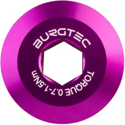 Burgtec Болт за курбел BURGTEC Shimano Hollowtech II - лилав Rain