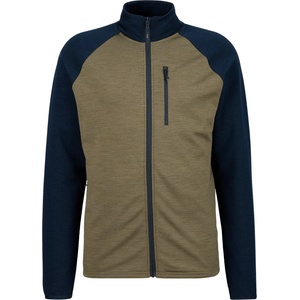 Stoic Мъжко вълнено яке Stoic MerinoFleece270 KuolpaLightSt. Jacket Merino jacket - Dark Navy / Olive Green - размер XL (005-6887-0214)