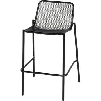 Carmen Метален кетъринг бар стол bama - черен (3535159)