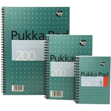 PUKKA PAD Špirálový zošit A6 linajkový Metallic Jotta