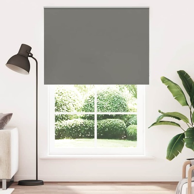 vidaXL Ролкова щора Blackout Сив 150x230 cm Ширина на плата 146, 6cm (4011216)