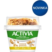 Activia Biela s ovsenou granolou 170 g