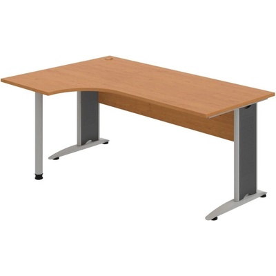 OFFICE PRO s.r.o. Kancelársky stôl pracovný, pravé prevedenie - CE 1800 60 P, jelša