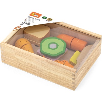 Viga Toys Дървена играчка Viga Toys - Кутия за обяд с аксесоари (44542)